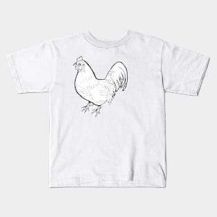 Rooster Chicken Kids T-Shirt